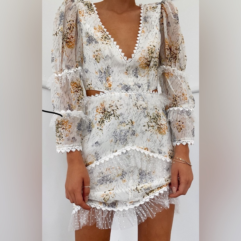 NWT Seven Wonders Shona Mini Dress - Blue Floral